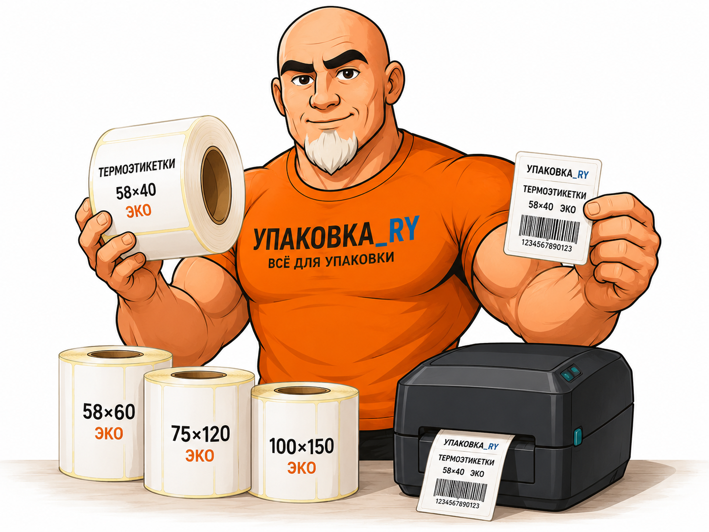 Термоэтикетки ЭКО и ТОП