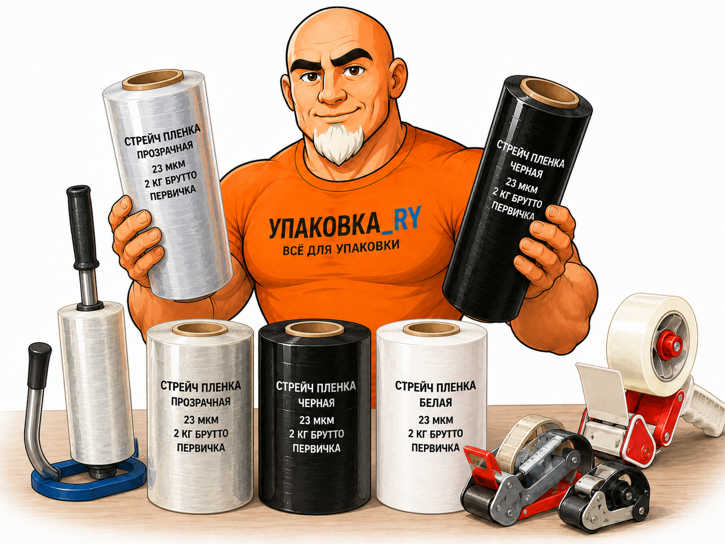 Стрейч-плёнка УПАКОВКА_RУ