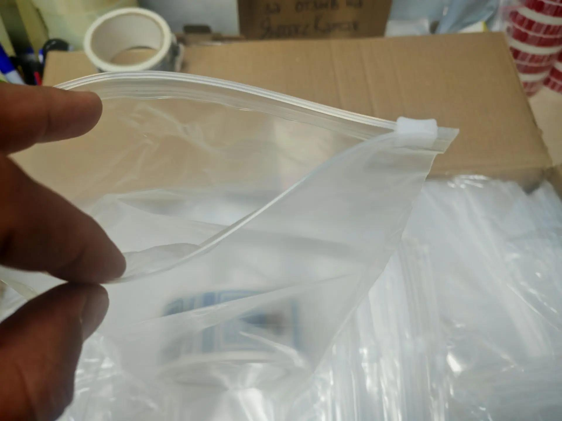 Прозрачный ZIP LOCK пакет с бегунком 200×300 мм, фото 3