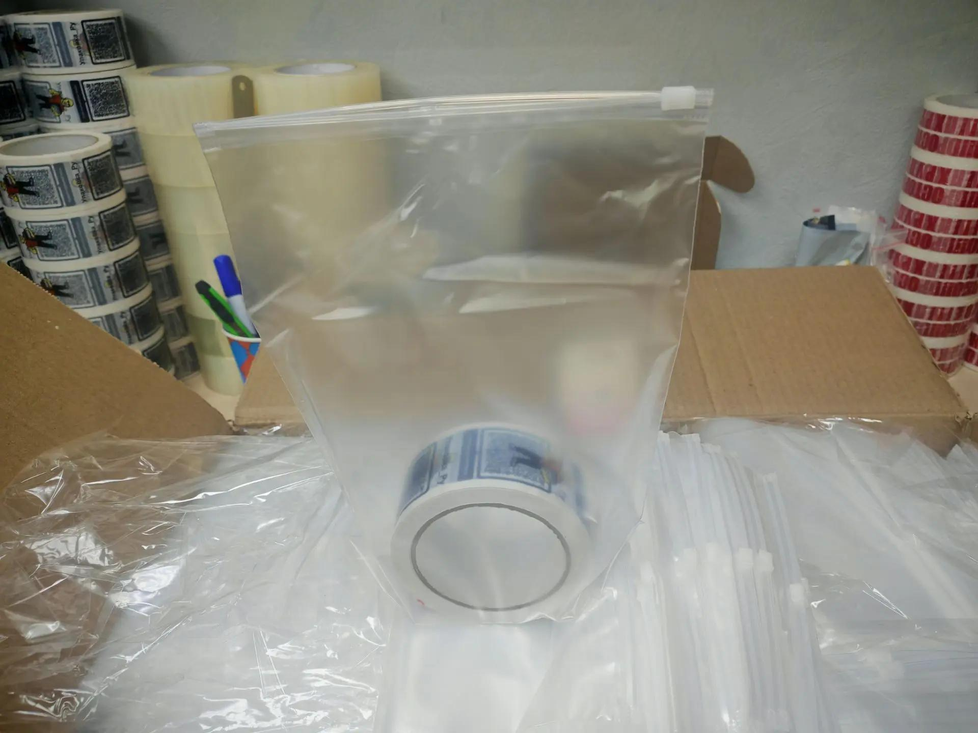 Прозрачный ZIP LOCK пакет с бегунком 200×300 мм, фото 4