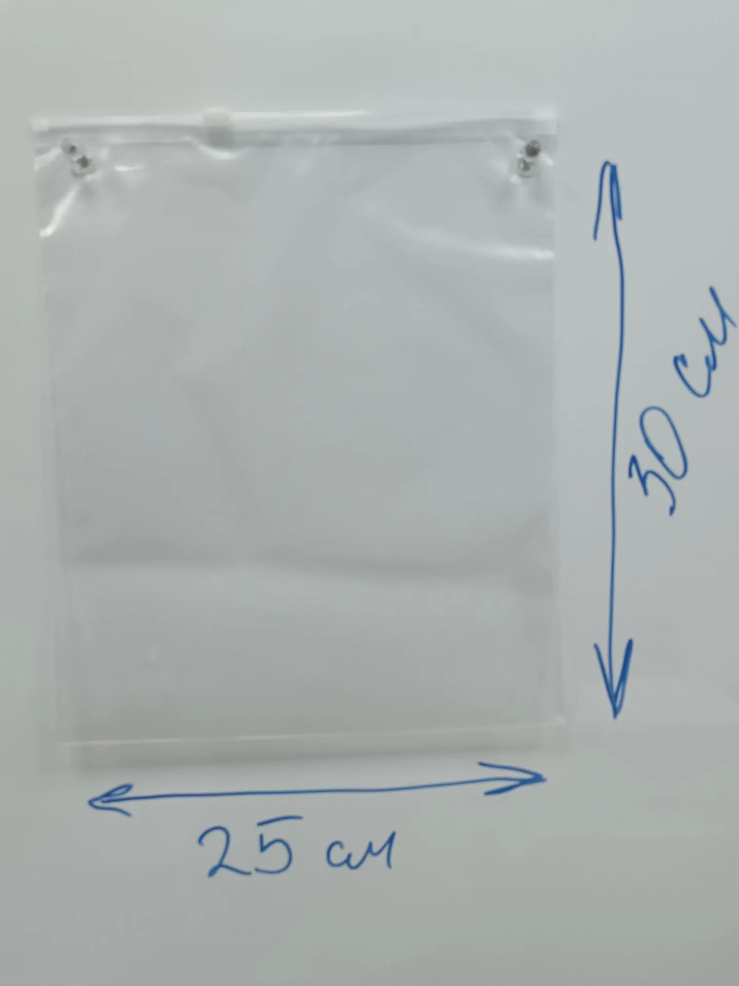 Прозрачный ZIP LOCK пакет с бегунком 250×300 мм, фото 2